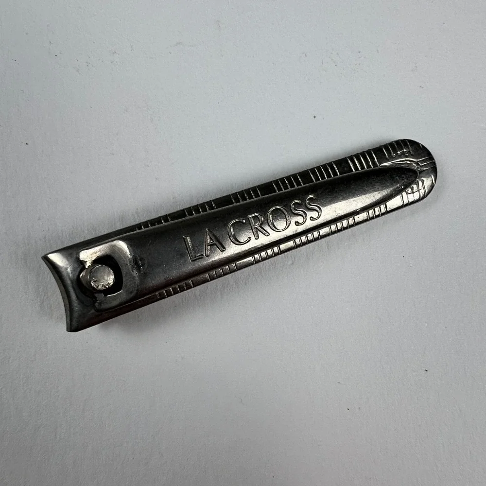 La Cross Nail Clippers Unisex OS Silver Vintage Style Stainless Steel Grooming